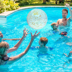 Easy deflate and compact storage of FUTUREPLUSX beach balls
