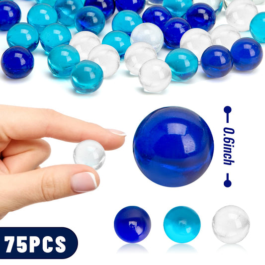 FuturePlusX transparent marbles close-up showing smooth glass finish for safe play