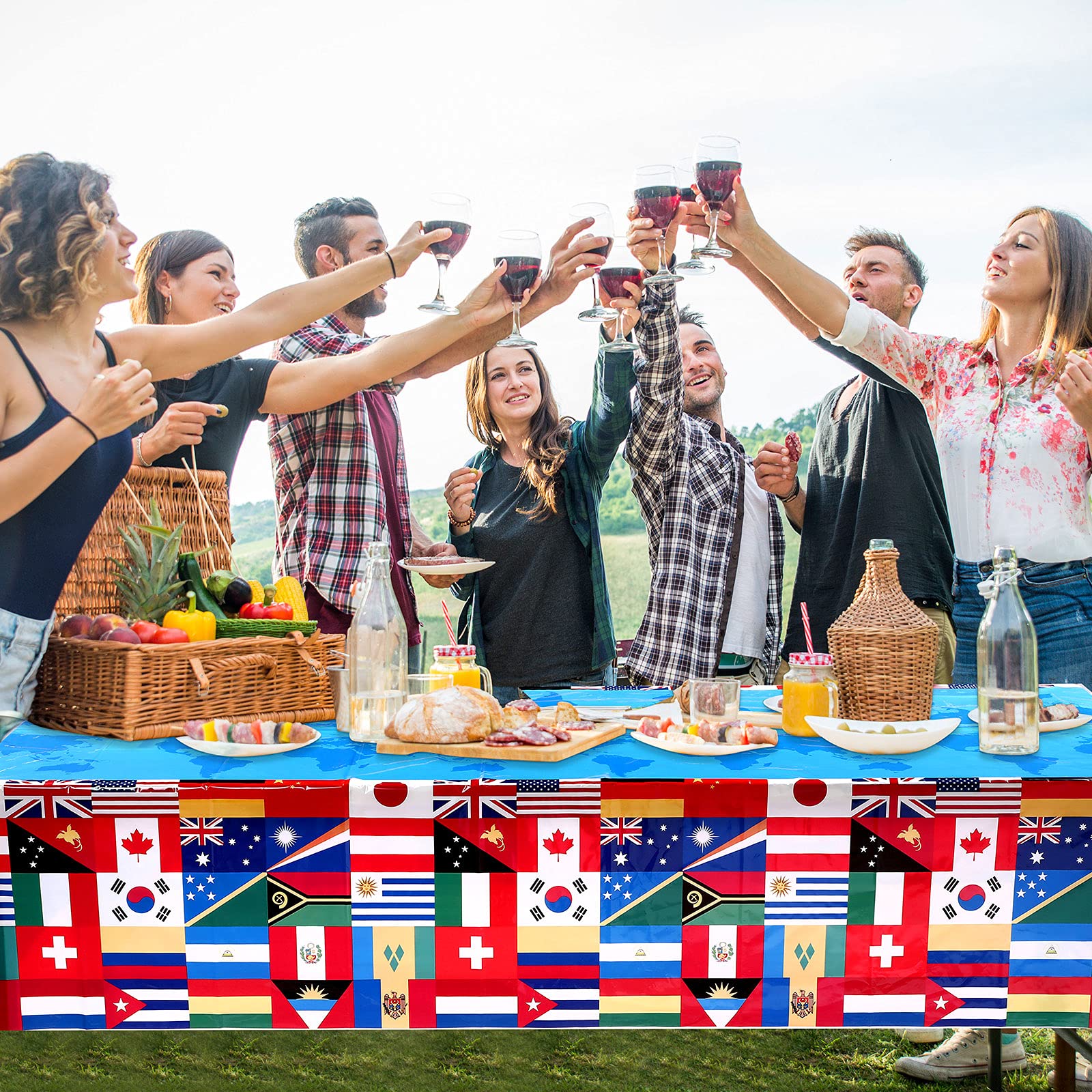 FuWeave table cover enhances international-themed displays in restaurants or clubs