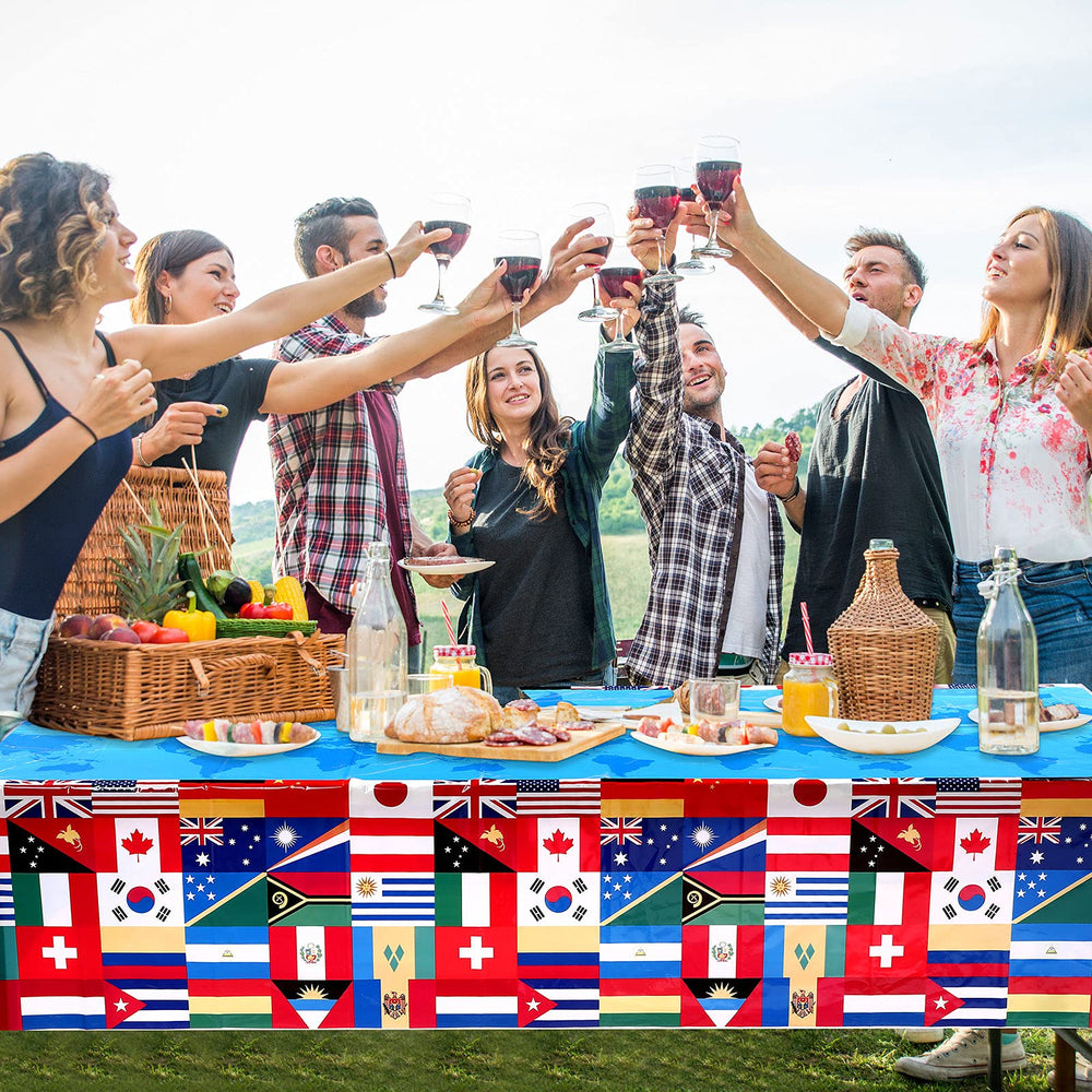 FuWeave table cover enhances international-themed displays in restaurants or clubs