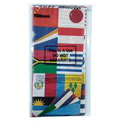FuWeave classroom setup featuring world flags to spark cultural learning