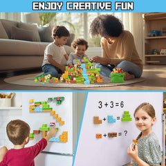 Fuwidvia Magnetic Blocks monster meet scene inspires storytelling and collaborative play