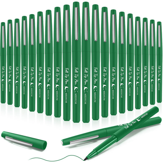 Fuyoooo 20-pack felt tip pens packaging ready for classroom and home use.