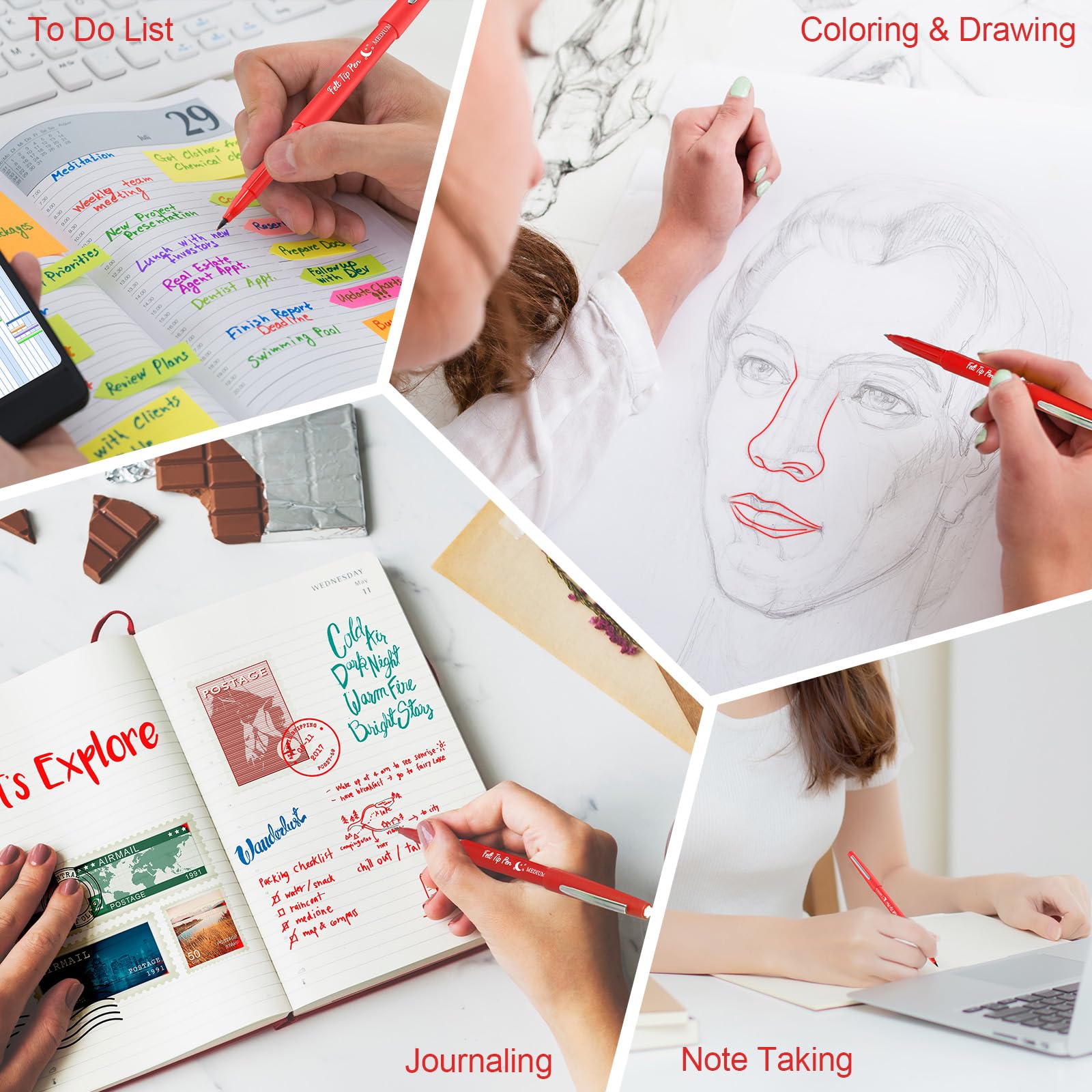 Fuyoooo no-bleed ink reduces smudges during writing