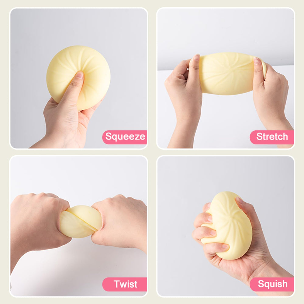 FUYUANLIEV green dumpling squishy makes a cute, gift-ready desk companion