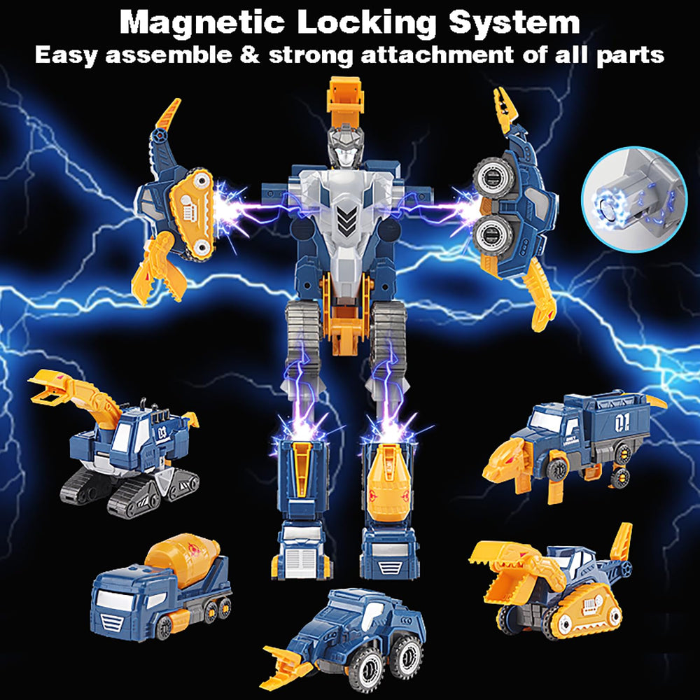 Fuzzy Pixie box truck to torso assembly demonstrates quick magnetic connect and DIY fun.
