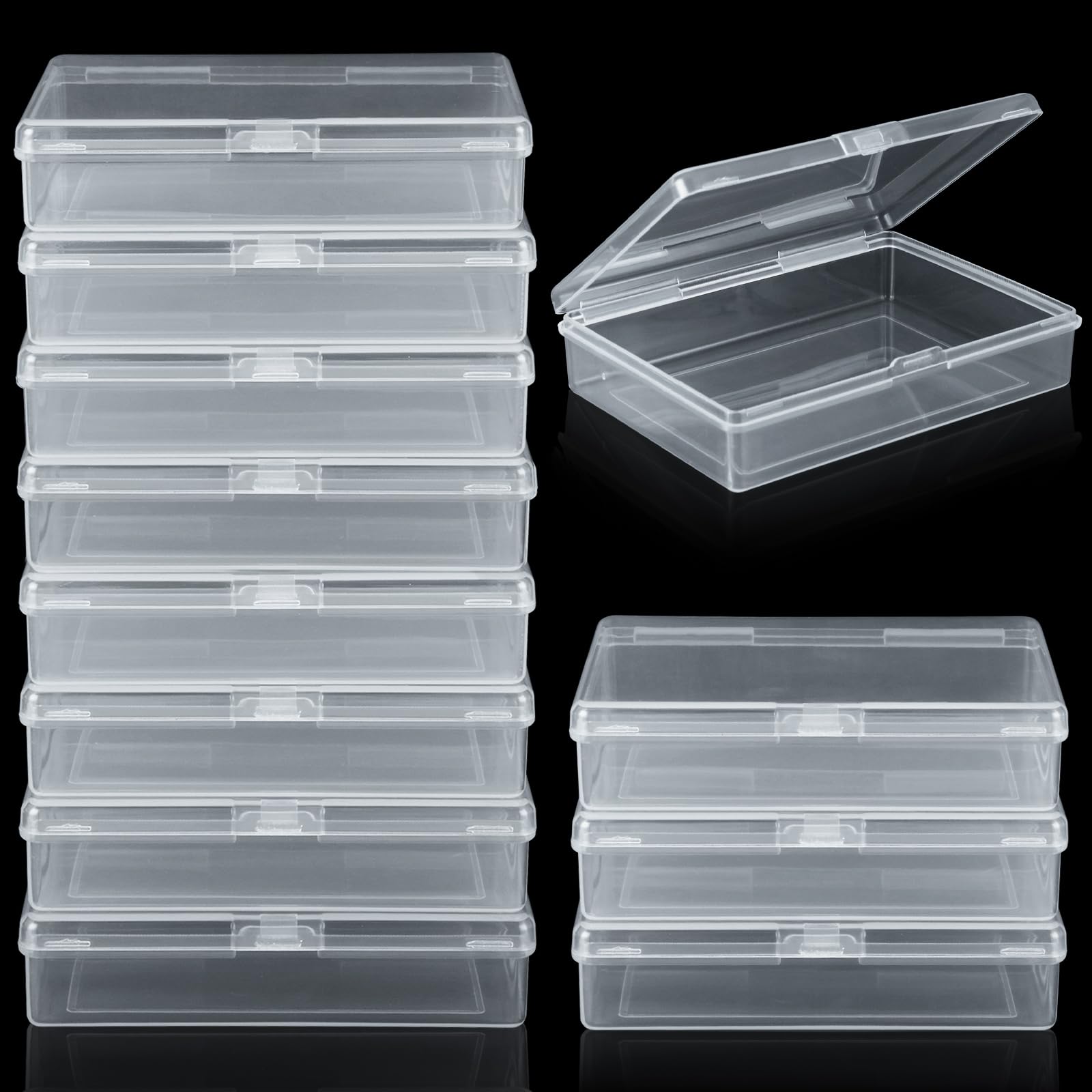 FVIEXE card case front view shows transparent body for quick card visibility and protection.