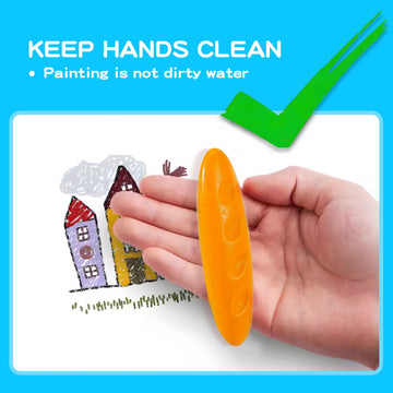 FXYRTKLCZ washable crayons, safe for toddlers and quick fabric cleanup