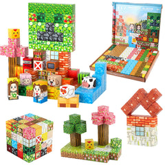 FXZYIXS farm-theme patterns display figures like farmers and animals for storytelling.