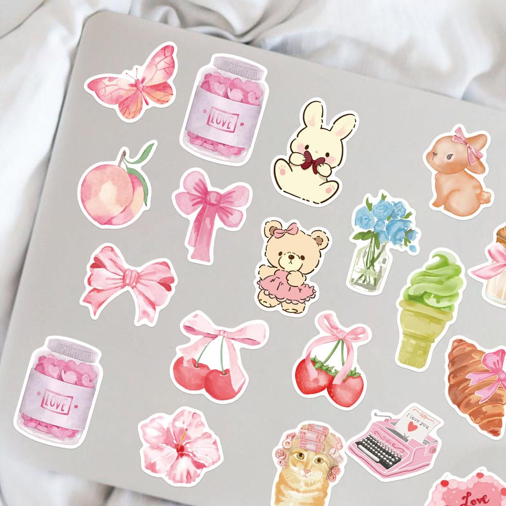 FYFDLLTF Coquette Pink Bows on notebooks adding vintage charm without fading.