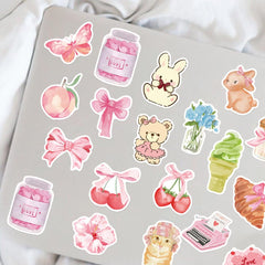 FYFDLLTF Coquette Pink Bows on notebooks adding vintage charm without fading.