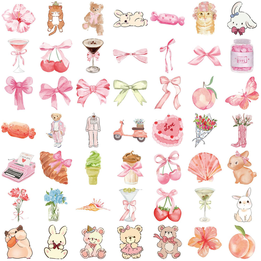 FYFDLLTF Coquette Pink Bows on a guitar for stylish customization.