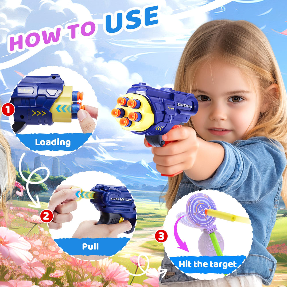 Fygurso long-range darts shoot over 10 meters for open indoor or outdoor space.