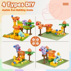 Fygurso marble run assembly stage for creative layouts