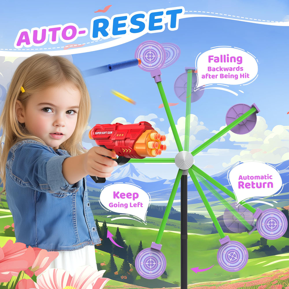 Fygurso rotating target with auto-reset offers stable, repeatable challenges for varying skill levels.