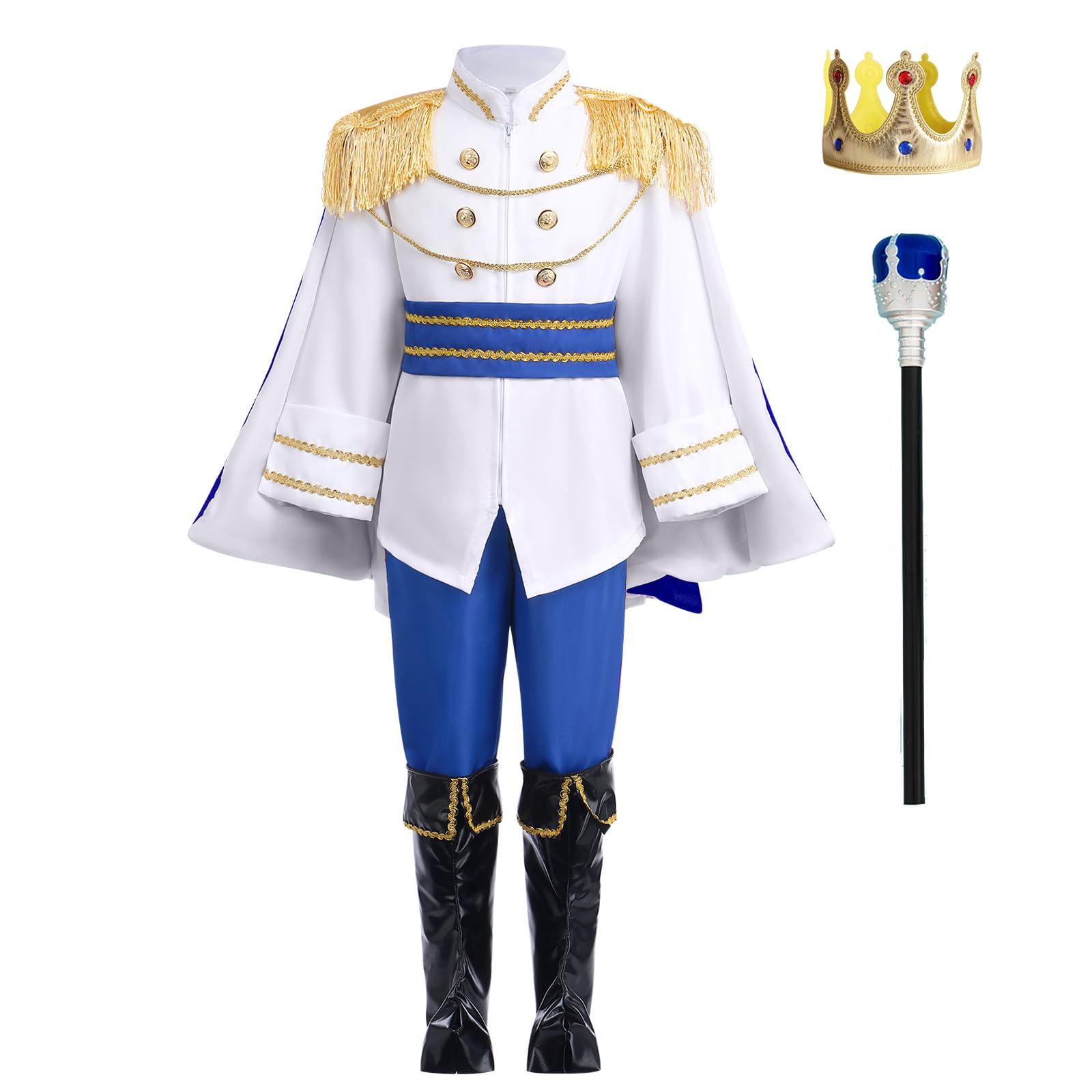 FYMNSI Prince Charming cape creates a dramatic, photo-ready entrance