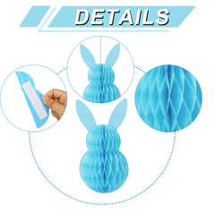 FYSUIMU colorful honeycomb decor cluster for Easter celebrations