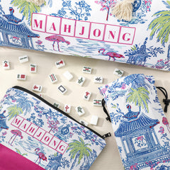 FYSUIMU mahjong set bag with handle offers convenient portable storage