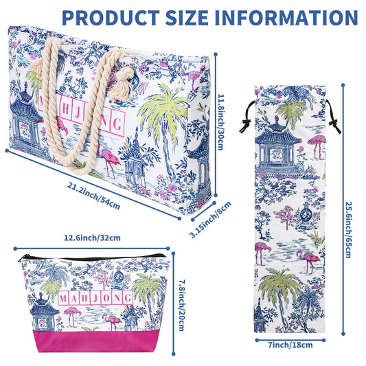 FYSUIMU mahjong tiles bag keeps tiles organized and easy to carry