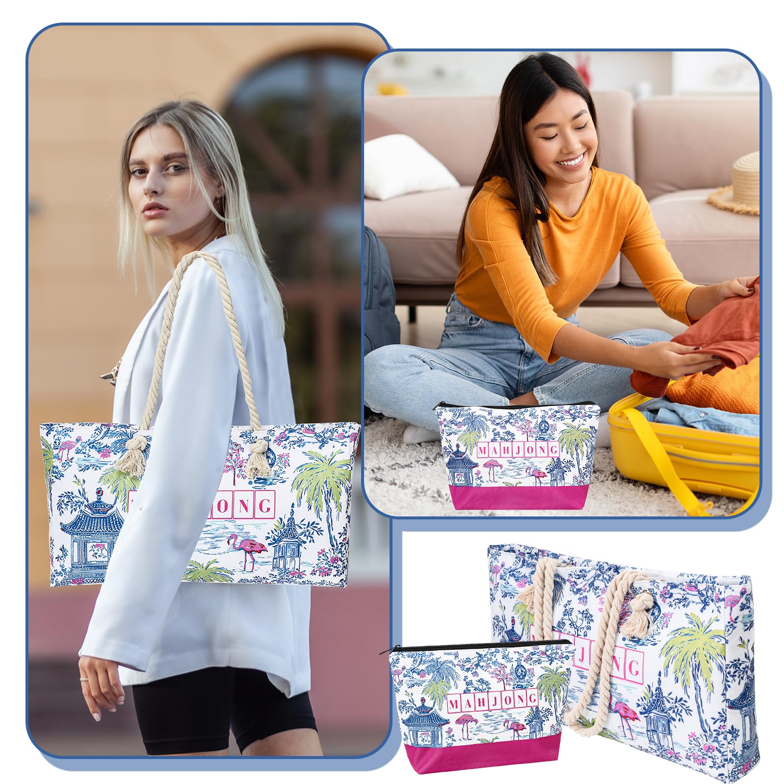 FYSUIMU travel-friendly polyester mahjong bag suitable for parties