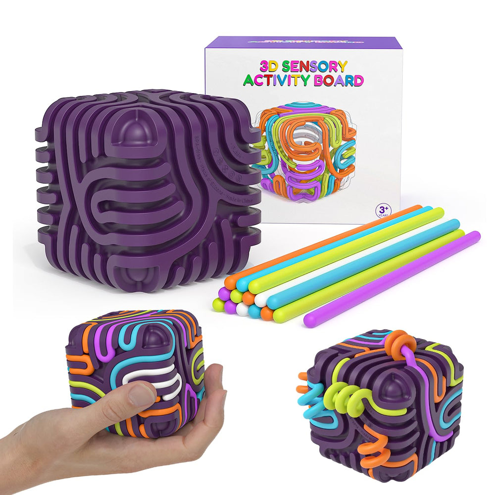 FZChenrry 3D sensory board top view; promotes focus during learning.