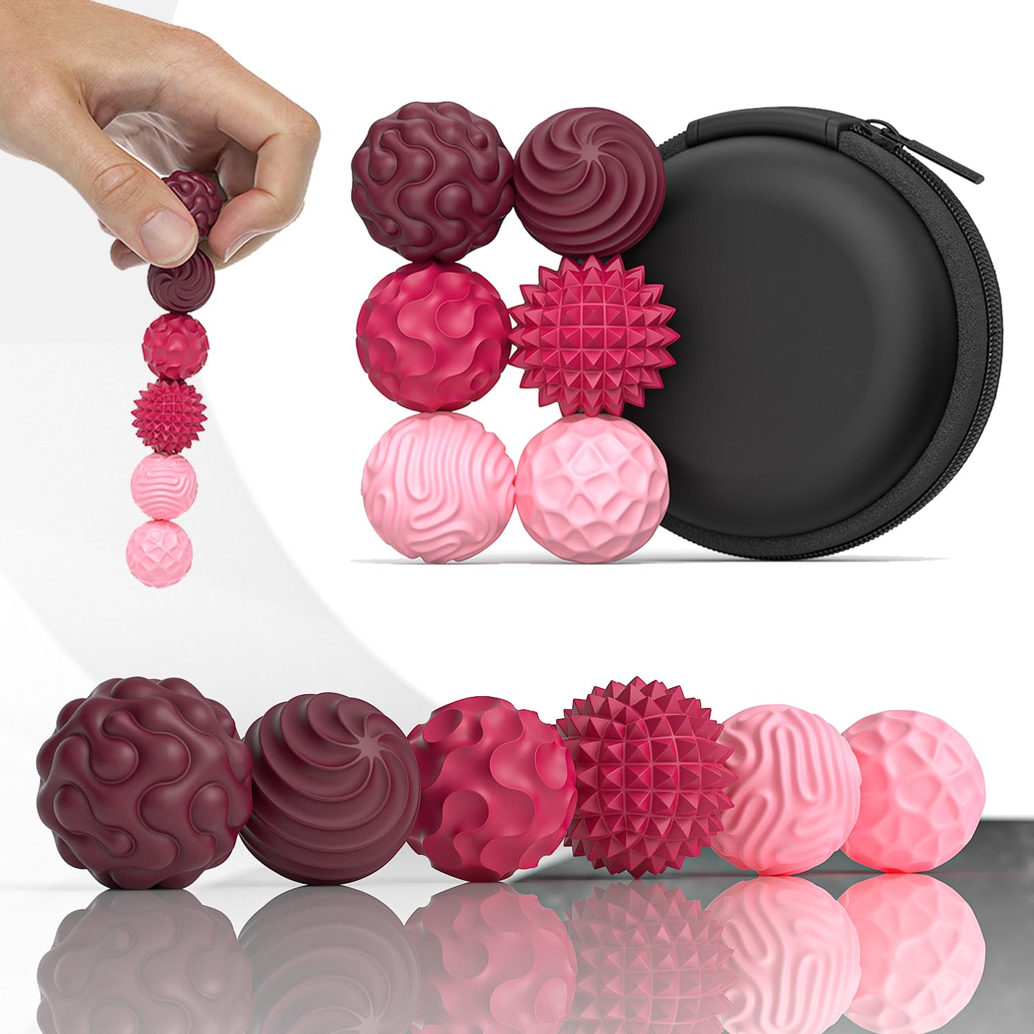 FZChenrry magnetic fidget balls packaging for easy gifting and storage