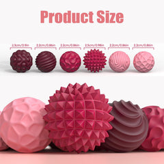 FZChenrry silicone textures ball showing tactile surfaces for focus