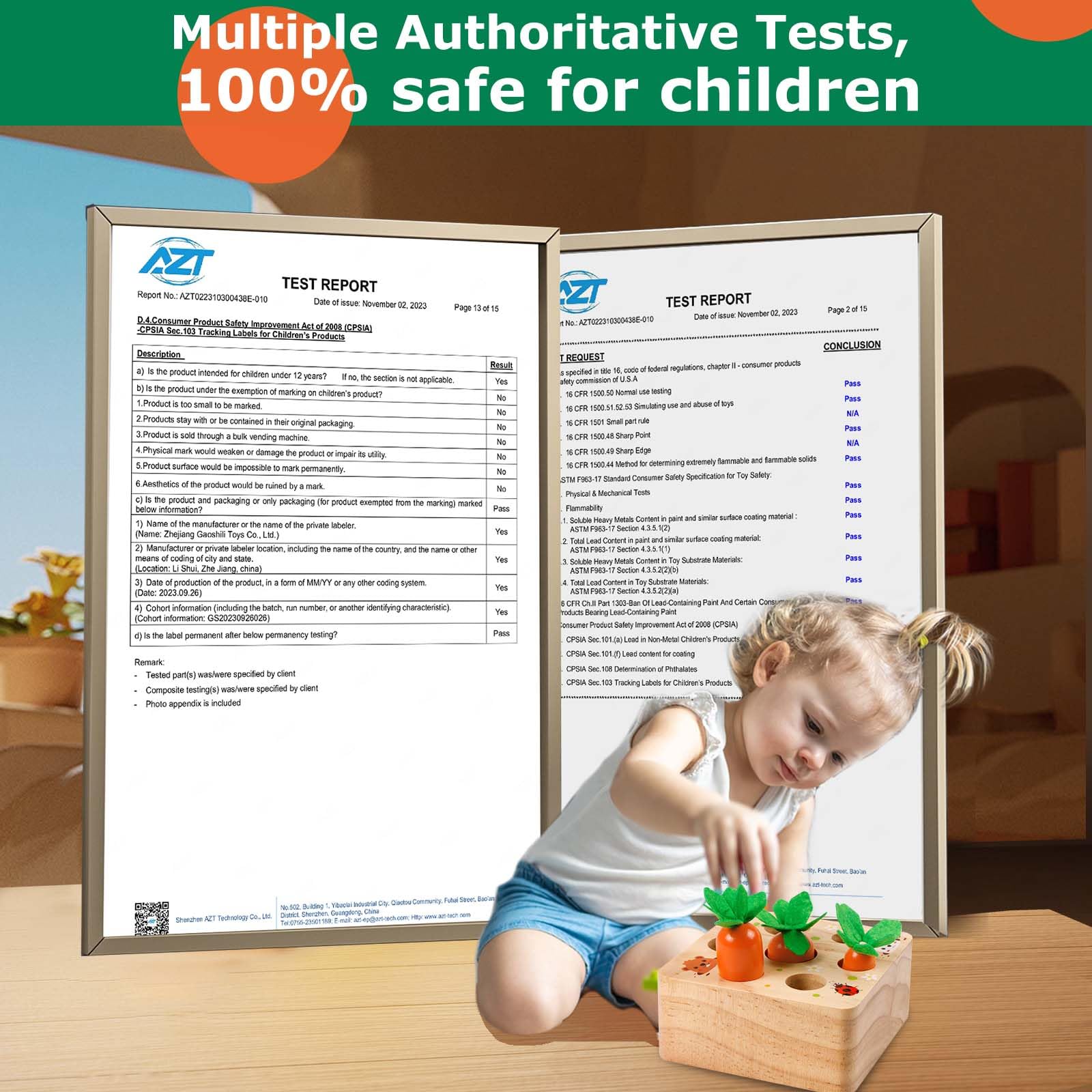 FZHZZ safety-first design: non-toxic paint ensures worry-free play sessions.