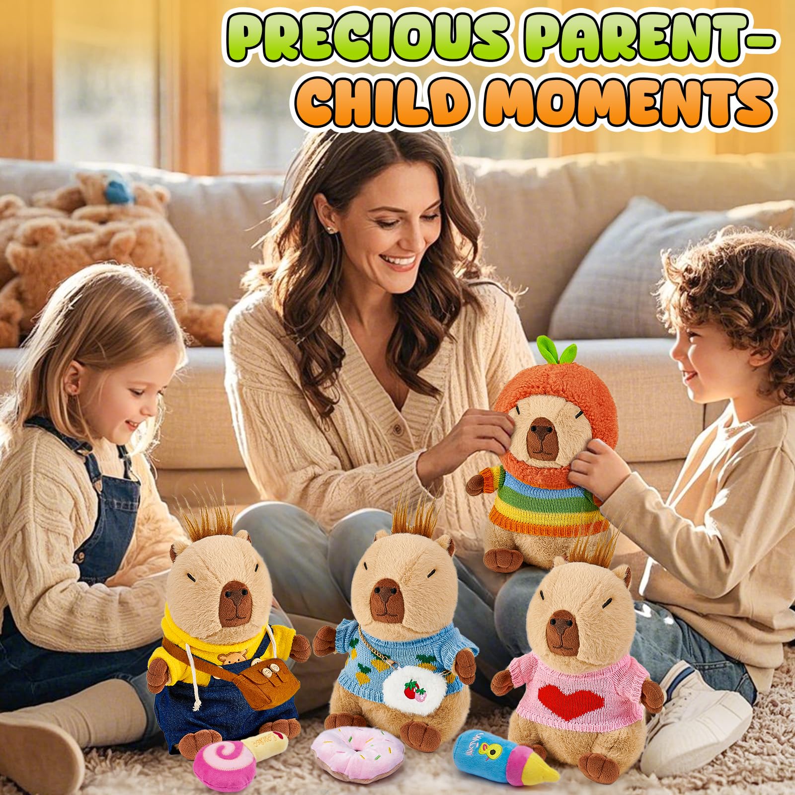 G.C dress-up playset displayed on a shelf to spark imagination.