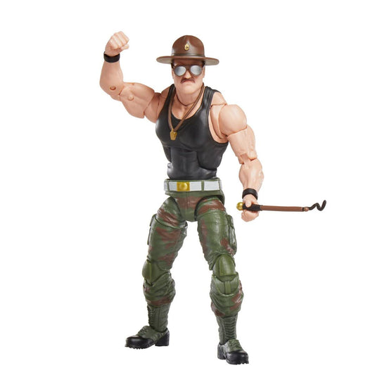 G.I. Joe Classified Sgt Slaughter figure front view with poseable joints.