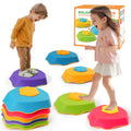 G-WING 5-pack stepping stones with sound effects for toddlers, improving balance.