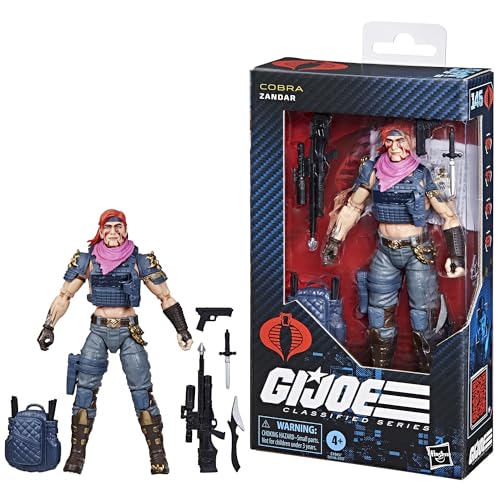G.I. Joe Classified Zandar diorama-ready display pose