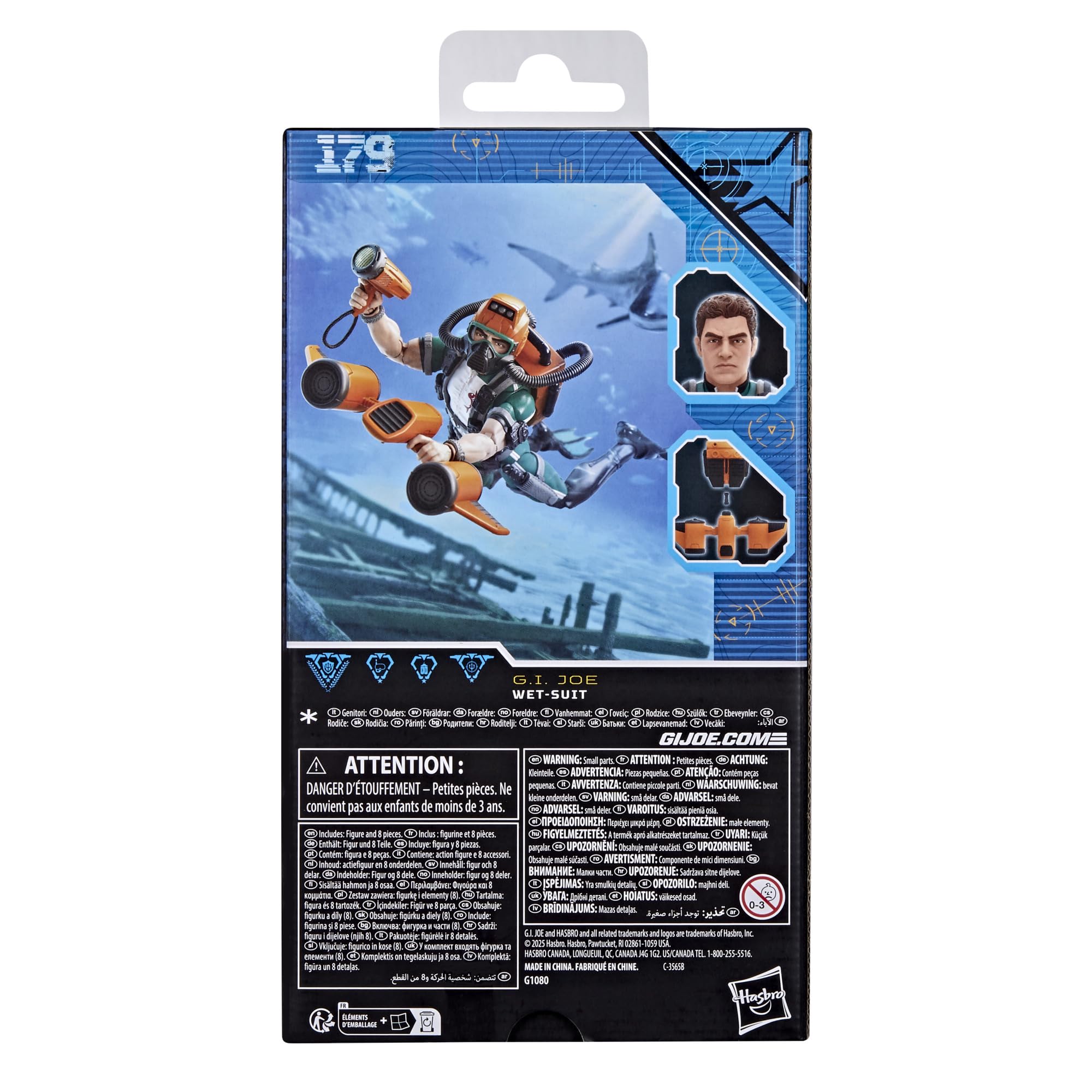 G.I. Joe Wet-Suit figure diorama pose with premium articulation.