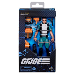 G.I. Joe Wet-Suit sea sled and tank attachment for dynamic scenes.