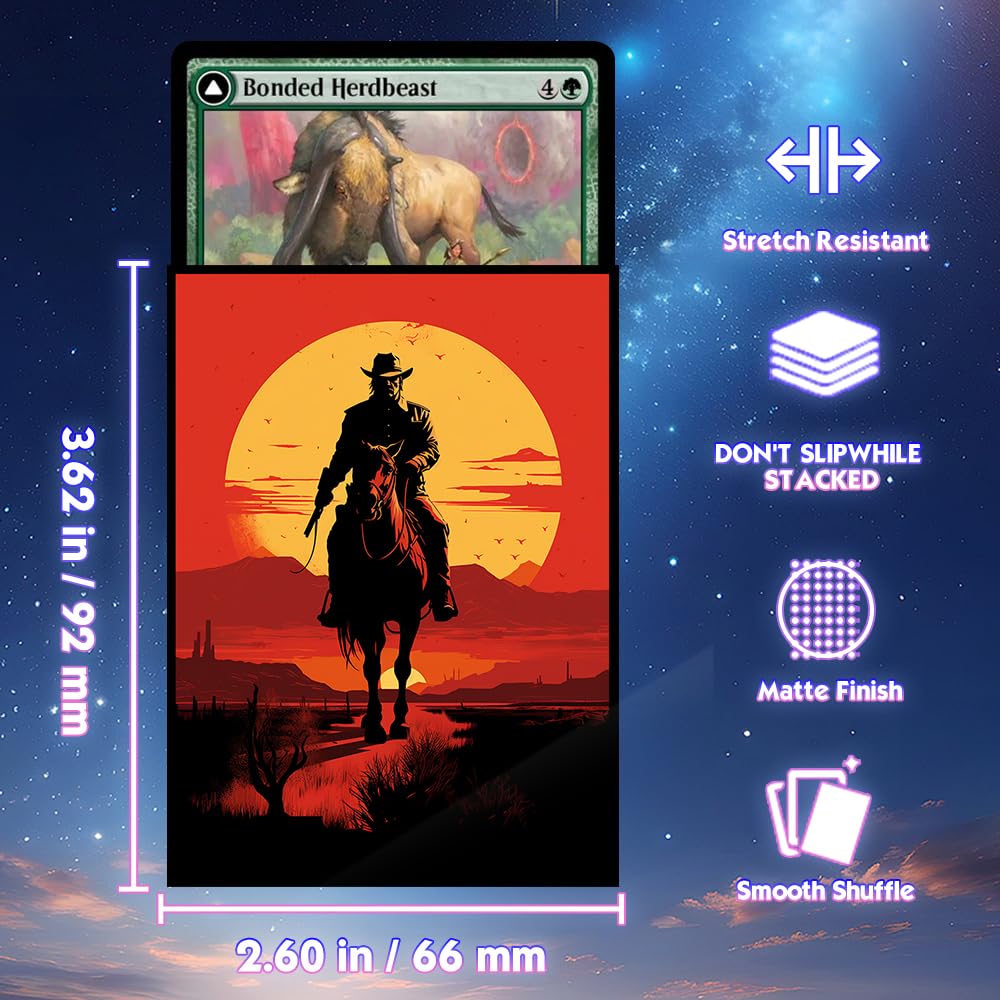 G00D4U MTG sleeves feature a matte back for smooth shuffling and reduced glare.