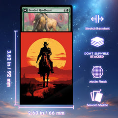 G00D4U MTG sleeves feature a matte back for smooth shuffling and reduced glare.