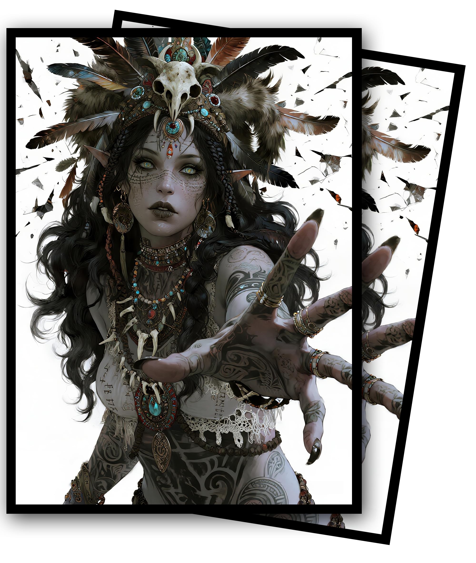 G00D4U MTG sleeves with ultra clear front for pristine card visibility and protection