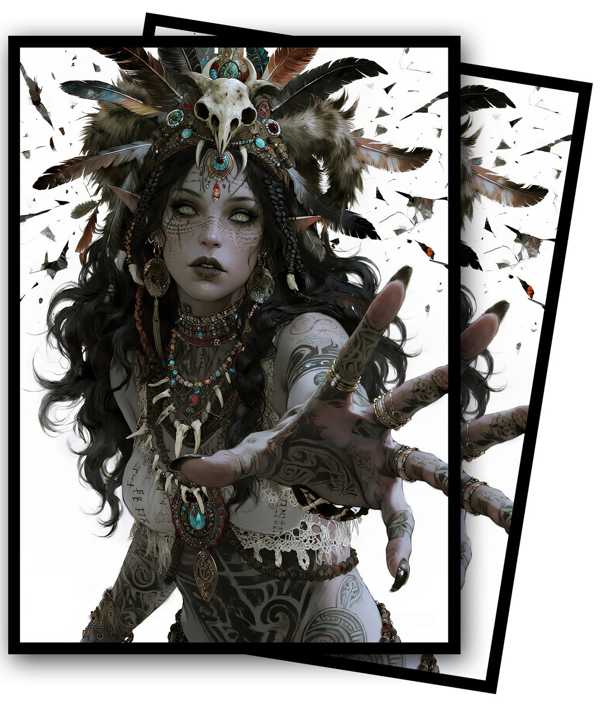 G00D4U MTG sleeves with ultra clear front for pristine card visibility and protection