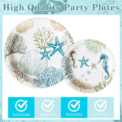 G1ngtar seashell napkins add soft absorbency and coastal charm