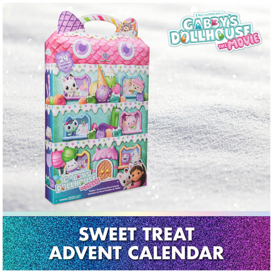 Gabby's Dollhouse advent calendar door 1 surprise inspires daily imaginative play.