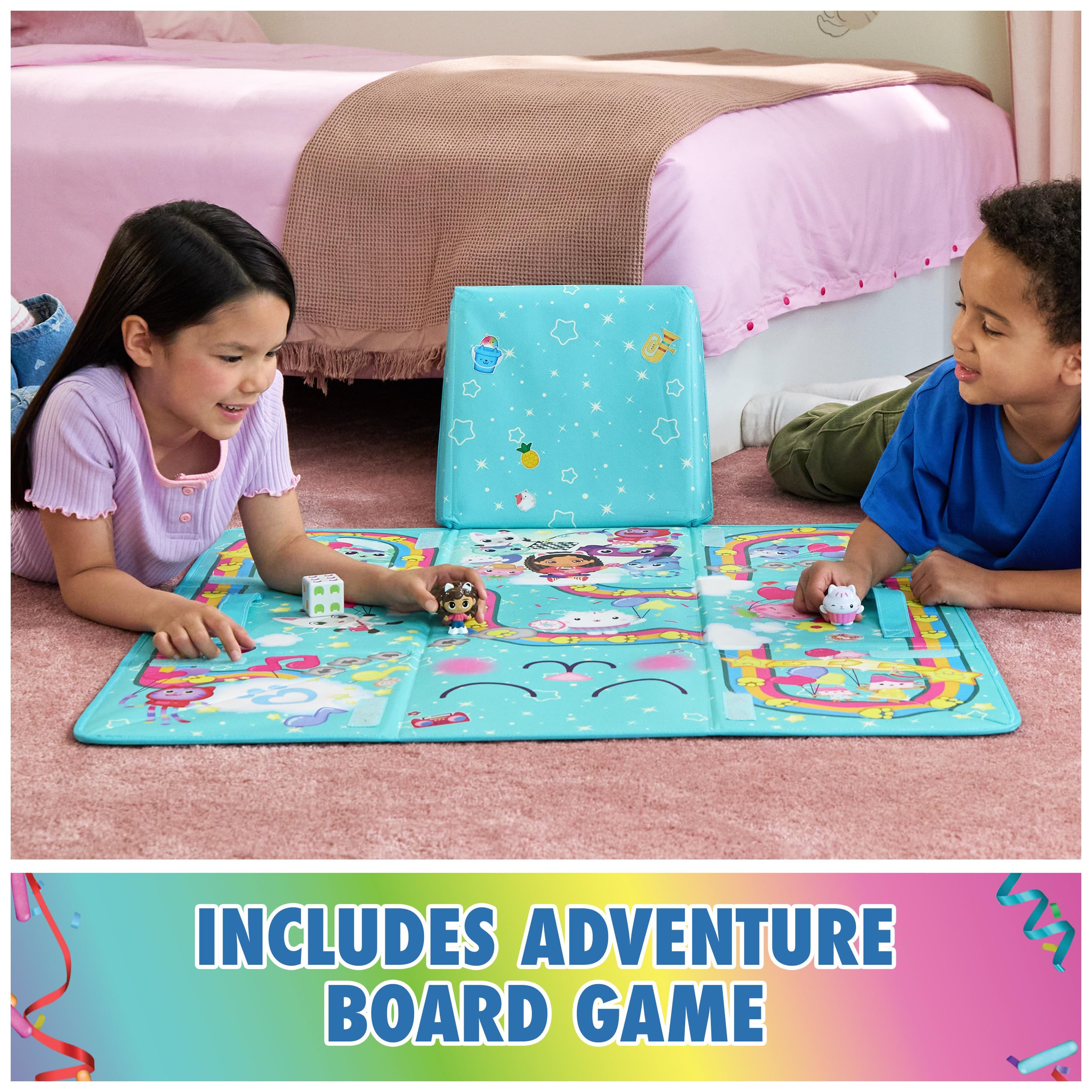 Exclusive dice piece enhances Gabby's Dollhouse game adventures