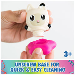 Interchangeable floaters let kids customize Mercat and Pandy Paws in tub play.