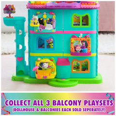 Gabby's Dollhouse Pandy Paws balcony attachment fits exterior windows