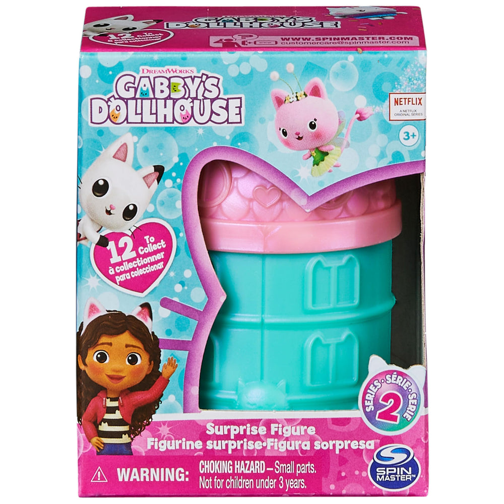 Gabby's Dollhouse capsule opens like a mini pod for surprise reveals.