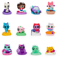 Gabby's Dollhouse surprise figure capsule with display base for creative play and collection.