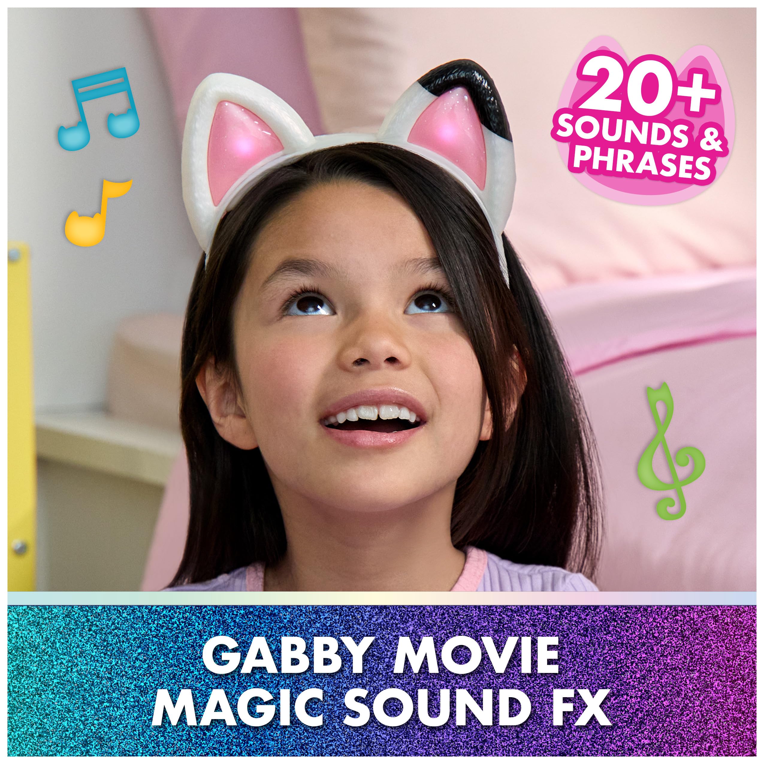Gabby’s Interactive Ears in Gabby Mode for imaginative play