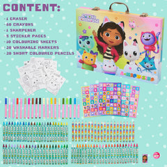 Gabby's Dollhouse stickers pack adds finishing touches to creations.