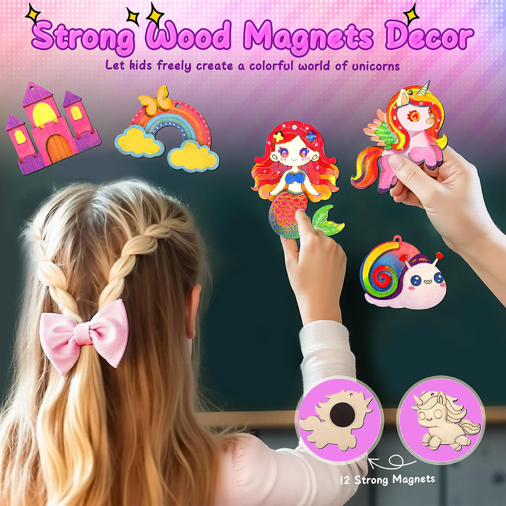 Gadetouq fridge magnets store colorful artwork for easy organization