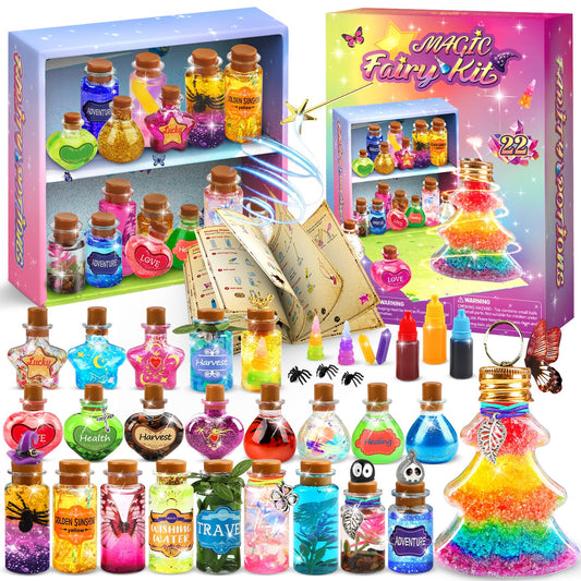 Gadetouq Potion Magic Kit Christmas tree bottle for festive crafts and color mixing