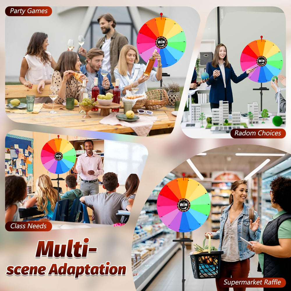 GADFISH prize wheel suitable for parties, malls, and classrooms.